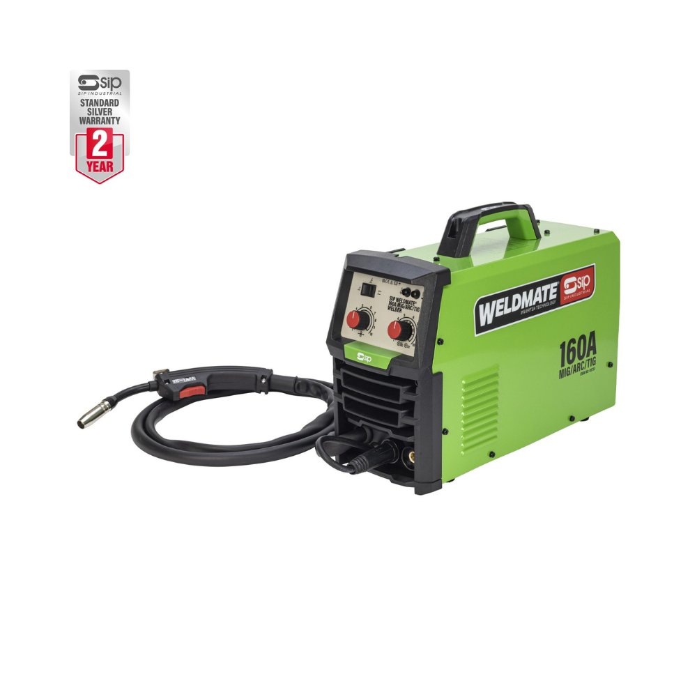 SIP WELDMATE 160A MIG ARC TIG Welder - Versatile Multi-Process Inverter