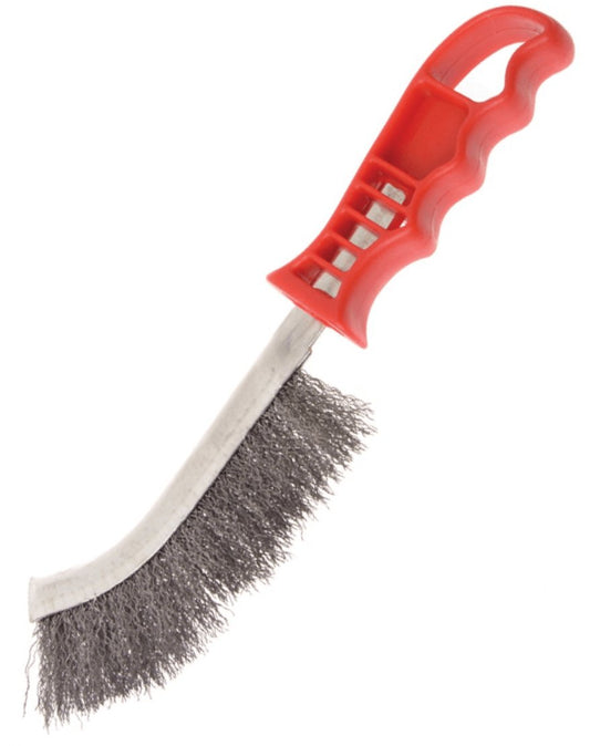 Mild Steel Scratch Brush - Red