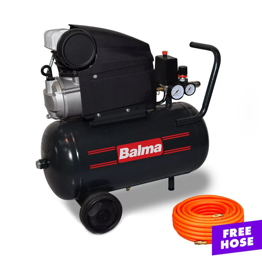 Balma 2.0hp 50 Liter Lubricated Air Compressor with 30ft Hose