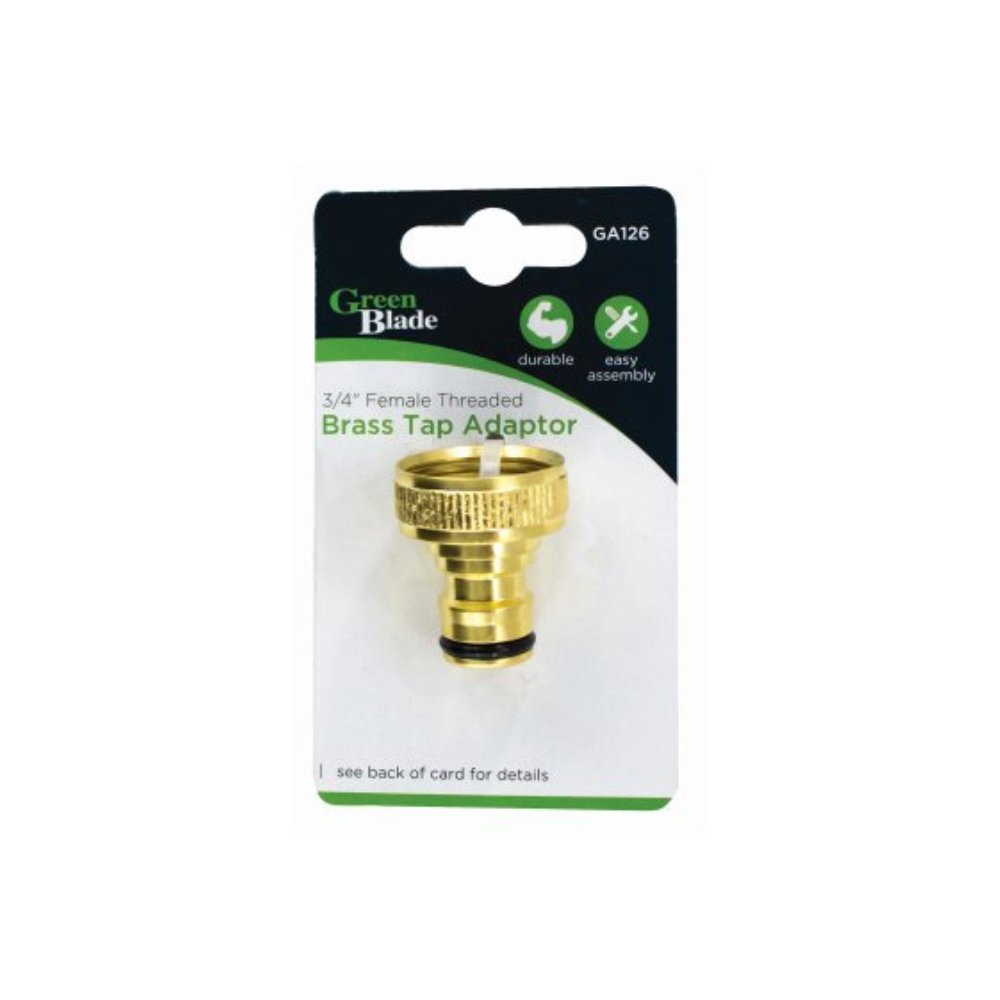 3/4" Female Threaded Brass Tap Connector - BB-GA126