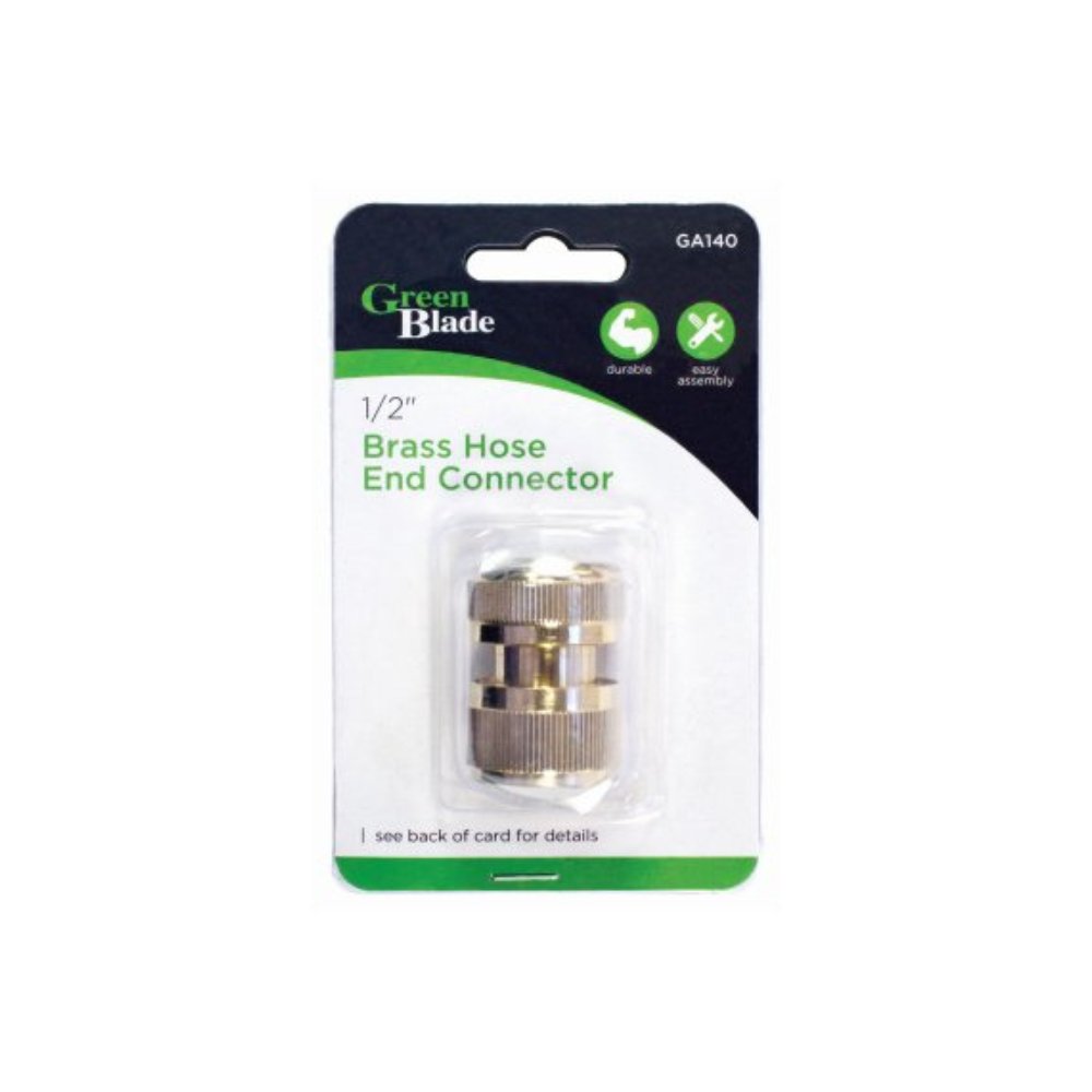 1/2 Inch Brass Hose End Connector - BB-GA140