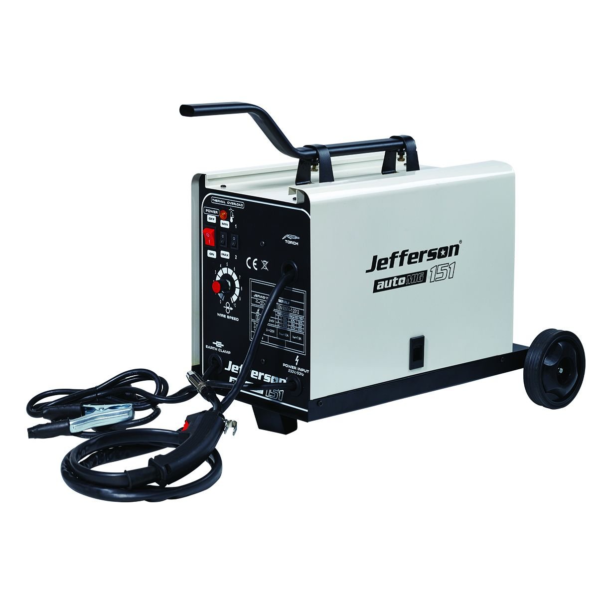 Jefferson 151 Amp 230V Gas/No Gas MIG Welder