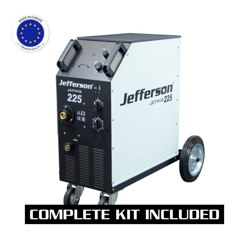 225 Amp 230V Jefferson MIG Welder Kit with Binzel Torch