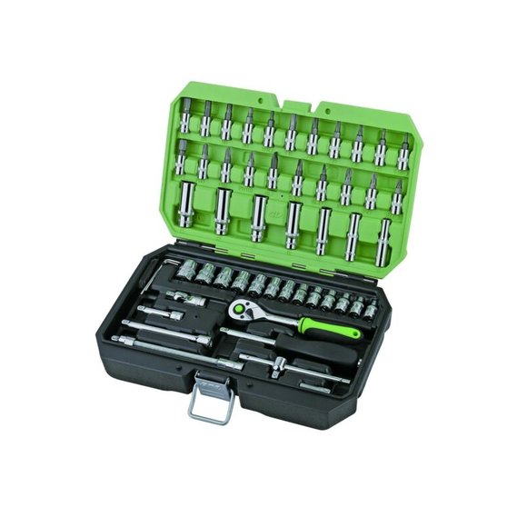 52-Piece 1/4" Drive Socket Set - Complete Tool Kit