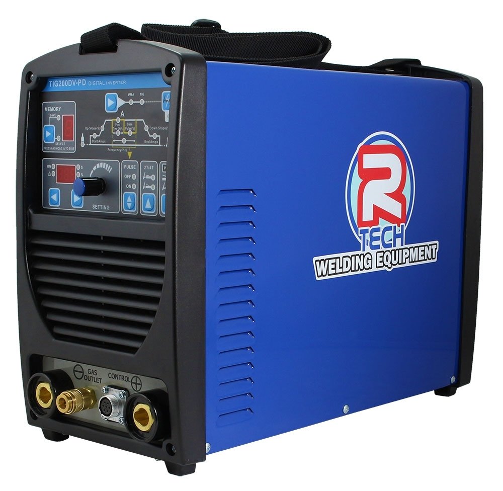 R-Tech 200 Amp DC TIG Welder with Accessory Kit - 110/240V