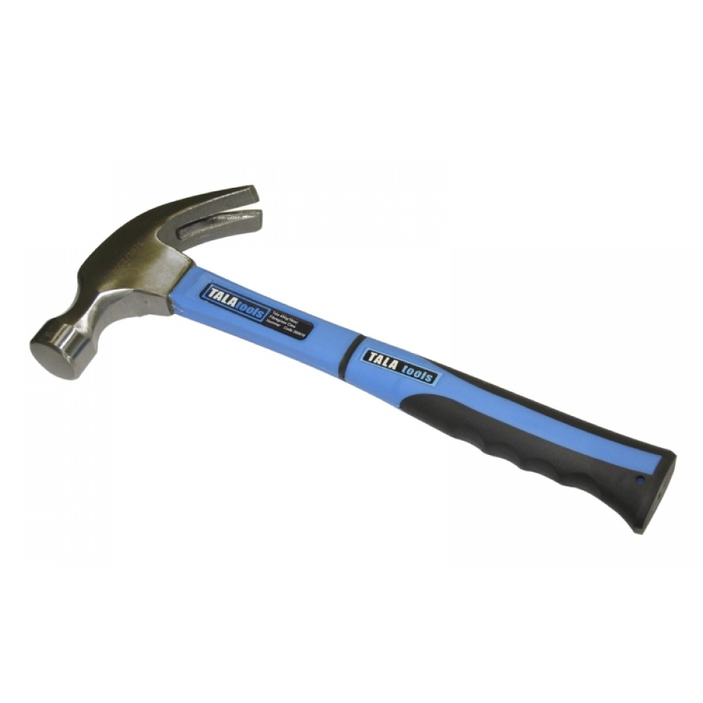Tala 566g(20oz) Fibreglass Shaft Curved Claw Hammer