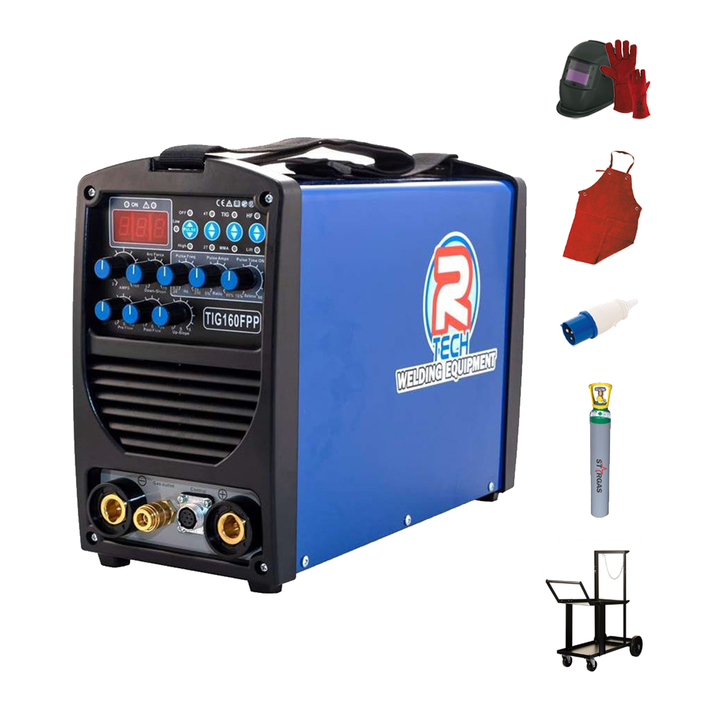 R-Tech DC TIG Welder 160 Amp 240V with Accessory Kit