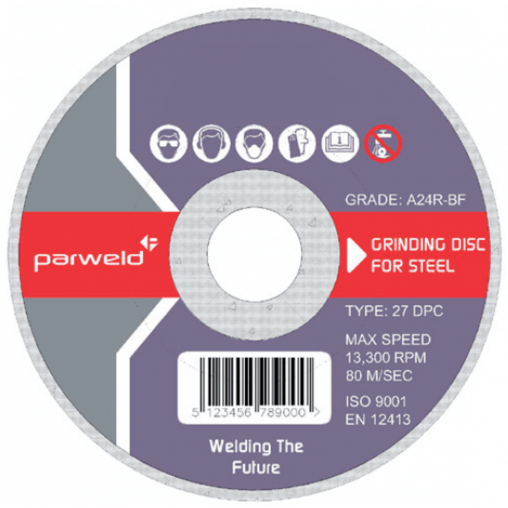 Parweld 4 1/2" Grinding Disc Steel