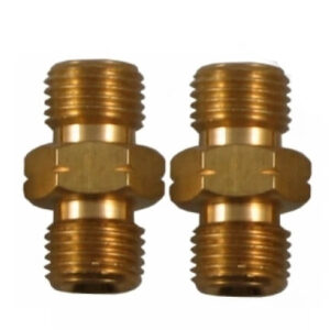 1/4" Male to 1/4" Male Coupler - Right Hand - packet of 2