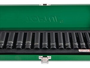 3/8"Dr Deep Impact Socket Set 12Pc 8-19mm QGDAD1201