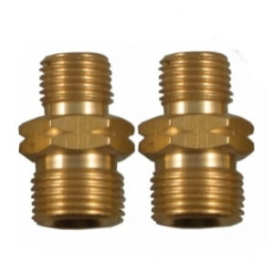 3/8" Male to 1/4" Male Coupler - Left Hand - packet of 2