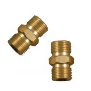 3/8" Male to 3/8" Male Coupler - Right Hand - packet of 2