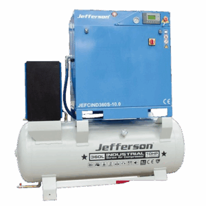 360 Litre 10HP 10 Bar Screw Compressor (415V)