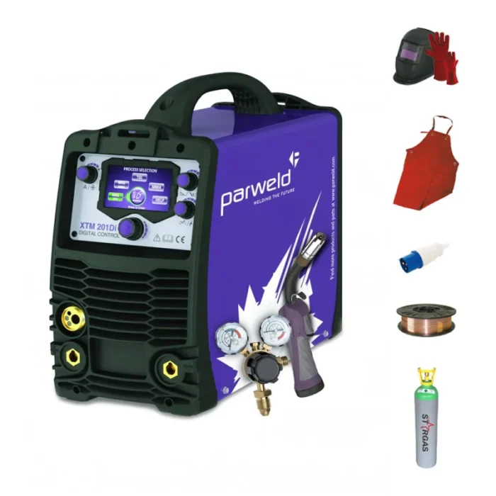 Make your own kit of XTM 201DI Digital Multi-Process Inverter with Torch & Regulator