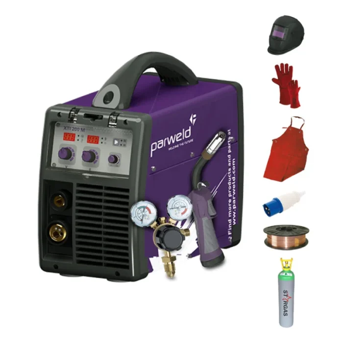 Make your own kit of XTM 201I MIG Inverter Welder with Torch & Regulator