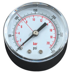 7.5 Bar – Pressure Gauge with Pressure Marking ¼” BSP 50mm Dial