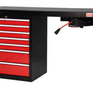 7 Drawer Work Bench With Air Hose Reel