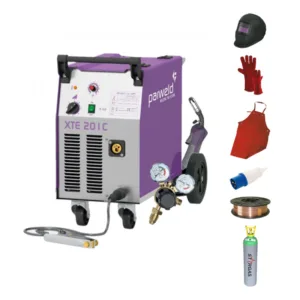 Make your own kit of Parweld XTE 201C Automotive Compact MIG Welder with Torch & Regulator