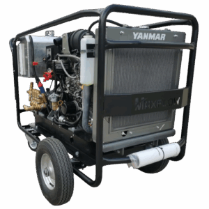 Maxflow Industrial Diesel Pressure Washer – Yanmar 3TNV 33 LPM 300 BAR Trolley Frame (Electric Start)