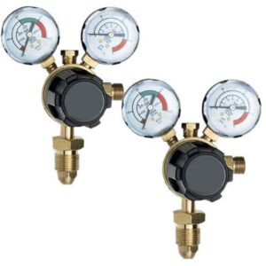 Acetylene & Oxygen Twin Pack Regulator Set