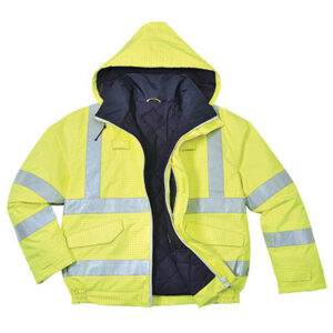 BIZFLAME RAIN HI-VIS ANTISTATIC FR BOMBER JACKET - S773