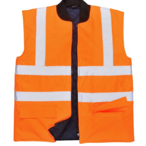 Bizweld Hi-Vis Reversible Bodywarmer