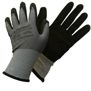 BLACK PLATINUM FITTERS' GLOVES X LARGE