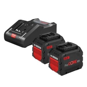 Bosch 2 x GBA 12Ah Procore 18V Batteries + GAL 18V-160 C Charger