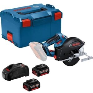 BOSCH GKM 18V-50 Metal Cutting Circular Saw in L-Boxx (2x5ah)