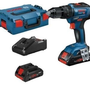 Bosch Gsb18v-55 18v Brushless Combi Drill 2x2ah Batteries