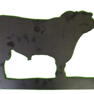 Bull Silhouette (5mm Thick Steel)