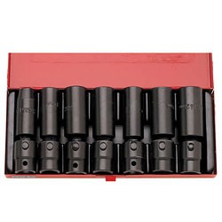 CIS12/7DM - 7 Piece ½" Uni. Joint Deep Socket Set