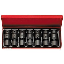 CIS12/7M - 7 Piece ½" Uni. Joint Impact Set