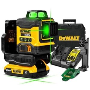 DeWalt 18V XR 3x360 Compact Green Laser Kit (1x2.0Ah)