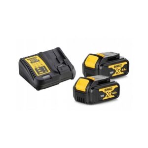 Dewalt DCB115M2 18v 4Ah Li-Ion XR Slide Battery x 2 Pack + DCB115 Charger