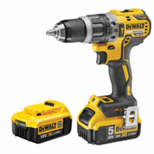 DeWalt DCD796PM XR Brushless Hammer Drill 18V 1 x 4.0Ah & 1 x 5.0Ah Li-ion