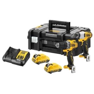 DeWalt DCK2110L2T 12v XR Compact Drill Driver & Impact Driver Twin Kit (2x3Ah)