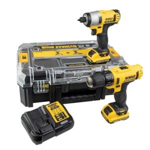 DeWalt DCK211D2T 10.8v Drill Driver & Impact Driver Twin Kit (2x2Ah)