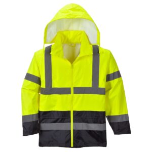 HI-VIS CLASSIC CONTRAST RAIN JACKET - H443