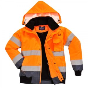 HI-VIS CONTRAST BOMBER JACKET - C465