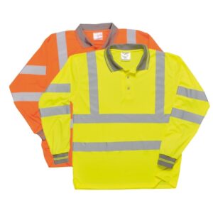 Hi-Vis Long Sleeved Polo
