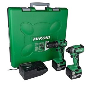 Hikoki 18V Brushless Twin Kit DV18DD Combi Drill & WH18DD Impact Driver (2x5Ah)