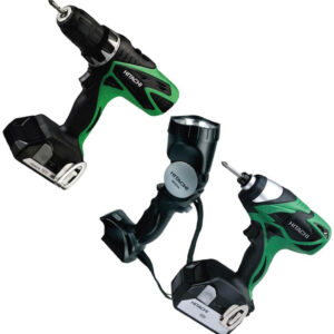 Hitachi KTL318WH/JF 18 Volt Combi Drill / Impact Driver Kit With 2 Batteries & Torch