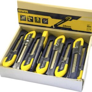 Irwin 18mm Snap Off Knife 24pce Merchandiser