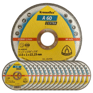 Klingspor Kronenflex 4 1/2" Stainless Steel Cutting Disc - BOX OF 25