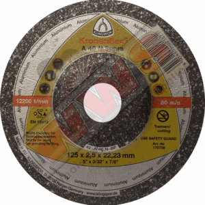 Klingspor Kronenflex 5" Aluminium Cutting Disc