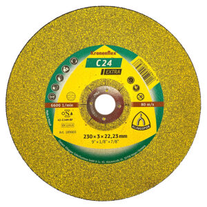 Klingspor Kronenflex C24 Extra Stone / Plastics 9" Cutting Disc