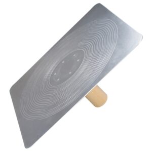 Kraft Contractor Aluminum Plastering Hawk with Wood Handle 13 x 13"