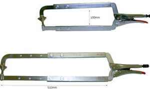 Long 'Adjustable' Reach Locking Pliers. All the StrongHand Features, With adjustable long reach.