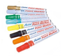 Markal Valve Action Marker Yellow